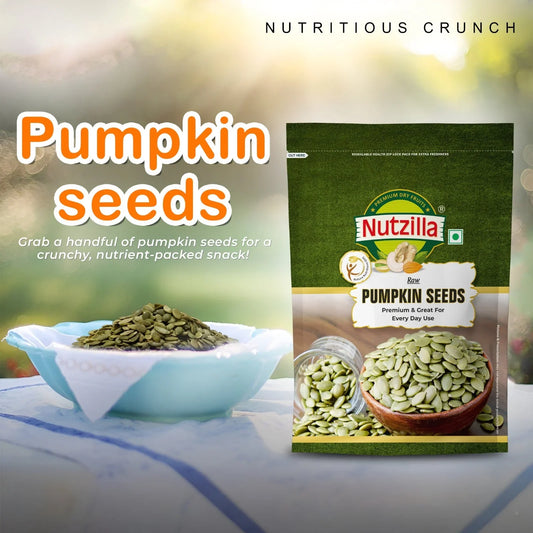 Nutzilla Power in Every Handful: Crunchy & Nutrient-Rich Pumpkin Seeds