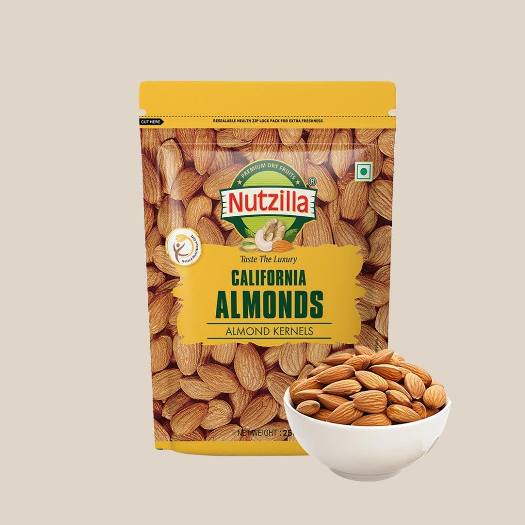 Almonds Non Pareil - 250gm - Nutzilla