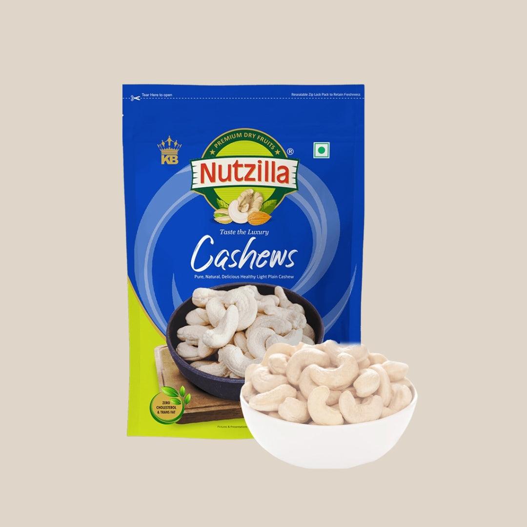 Cashew W240 Plain - 250gm - Nutzilla