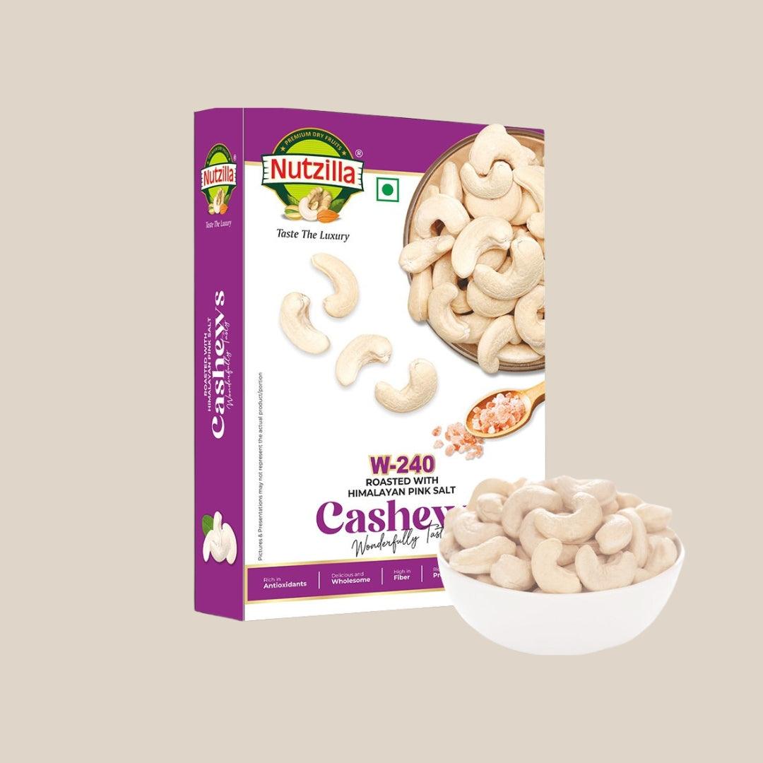 Cashew W240 Roasted salted - 250gm - Nutzilla