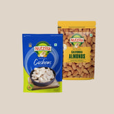 Combo Almonds and Cashew 500gm - Nutzilla