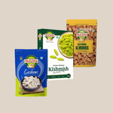 Combo Almonds,Cashew & Raisins 750gm - Nutzilla