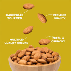 Almonds & Cashew Roasted (250gmX2) - Nutzilla