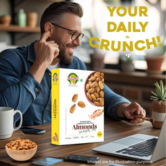 Almond Roasted - 250gm - Nutzilla