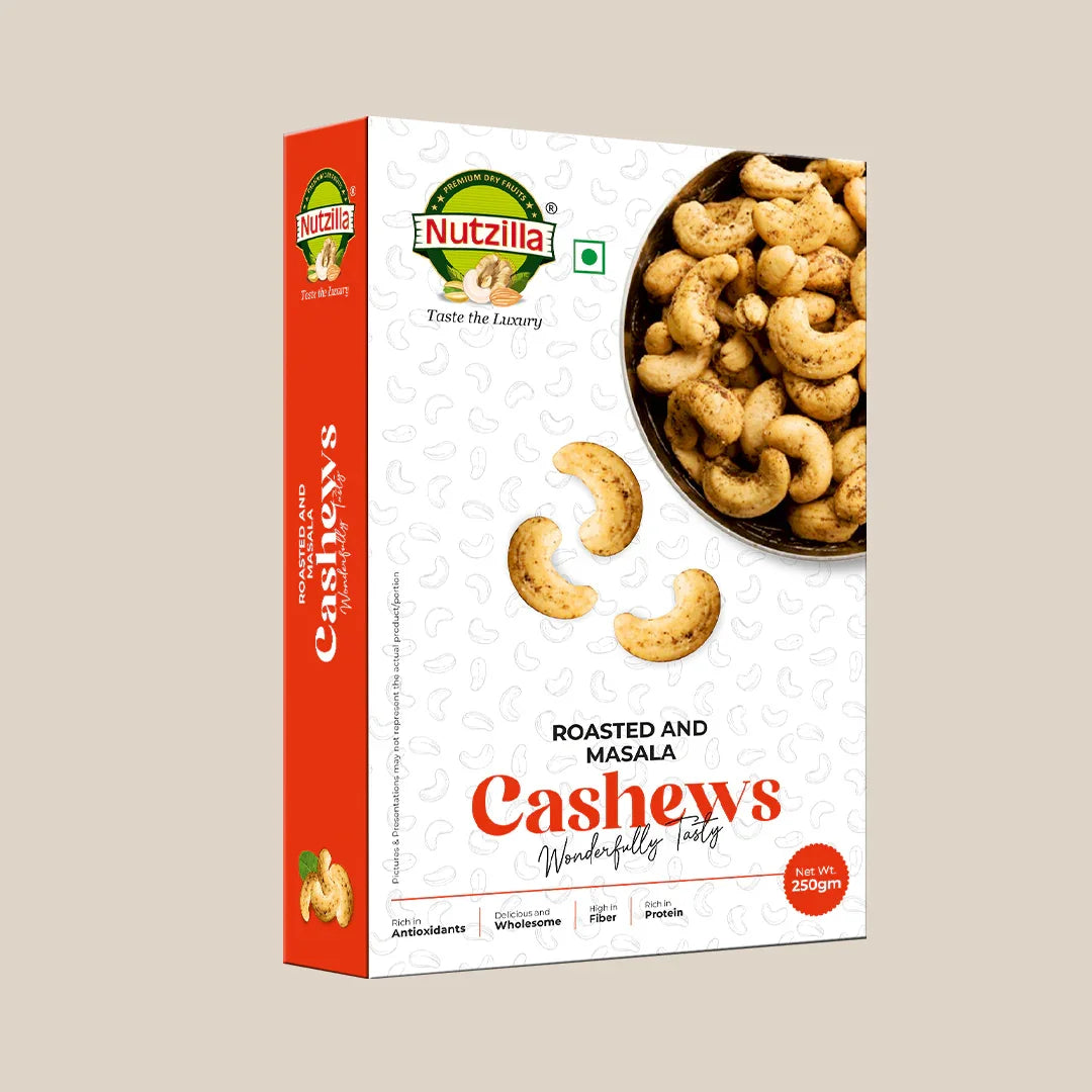 Masala Cashews - 250gm - Nutzilla