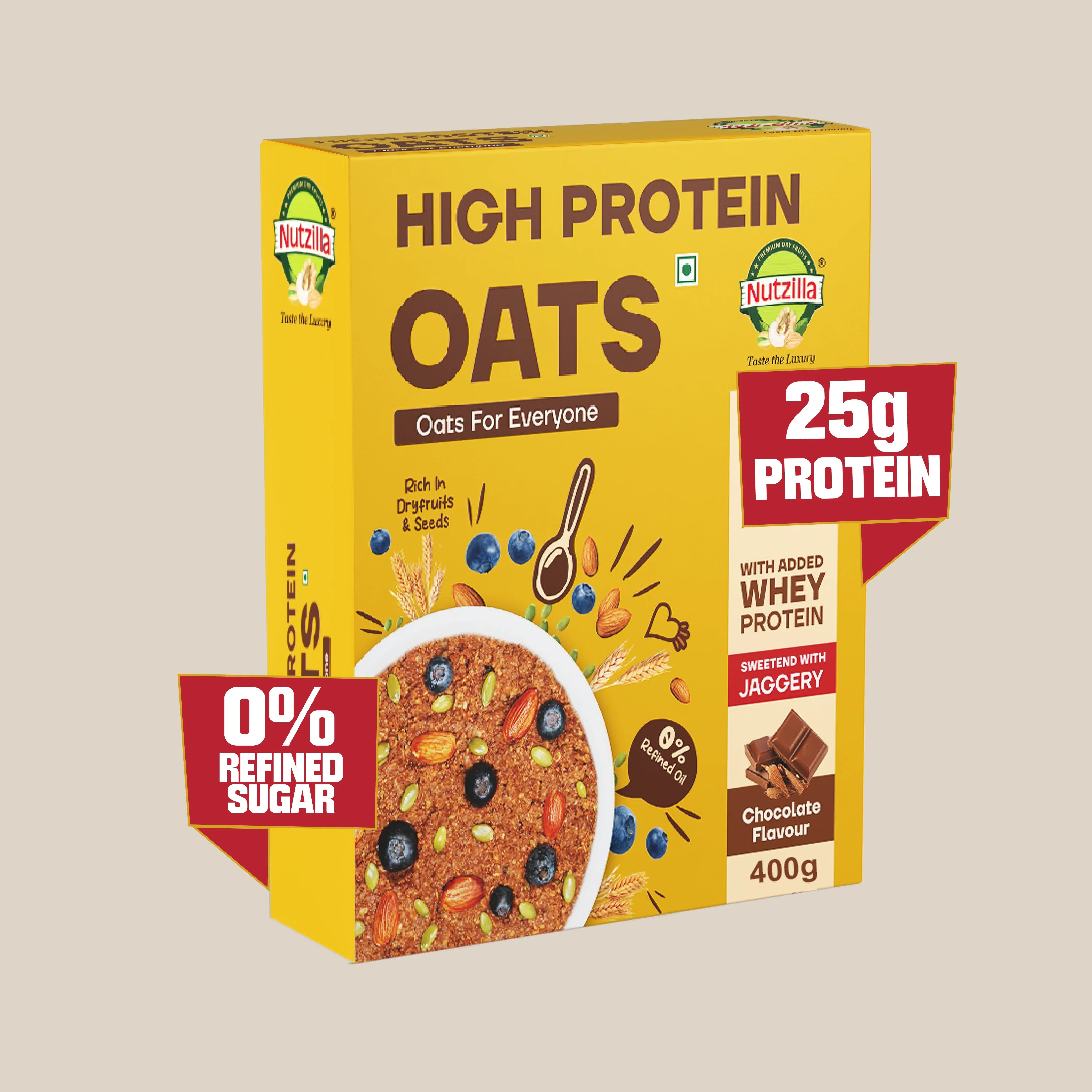 High protein oats 400g - Nutzilla
