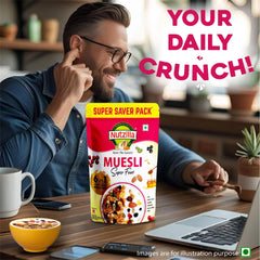 Muesli & Crunchy Granola (400gmX2) - Nutzilla