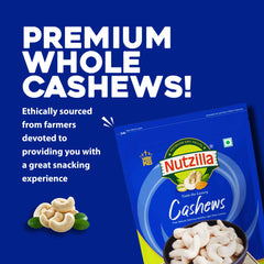 Cashew Plain pack of 2 (250gmX2) - Nutzilla