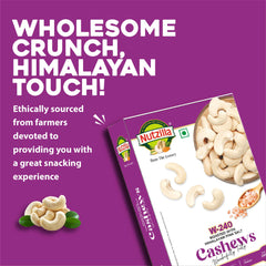 Cashew W240 Roasted salted - 250gm - Nutzilla