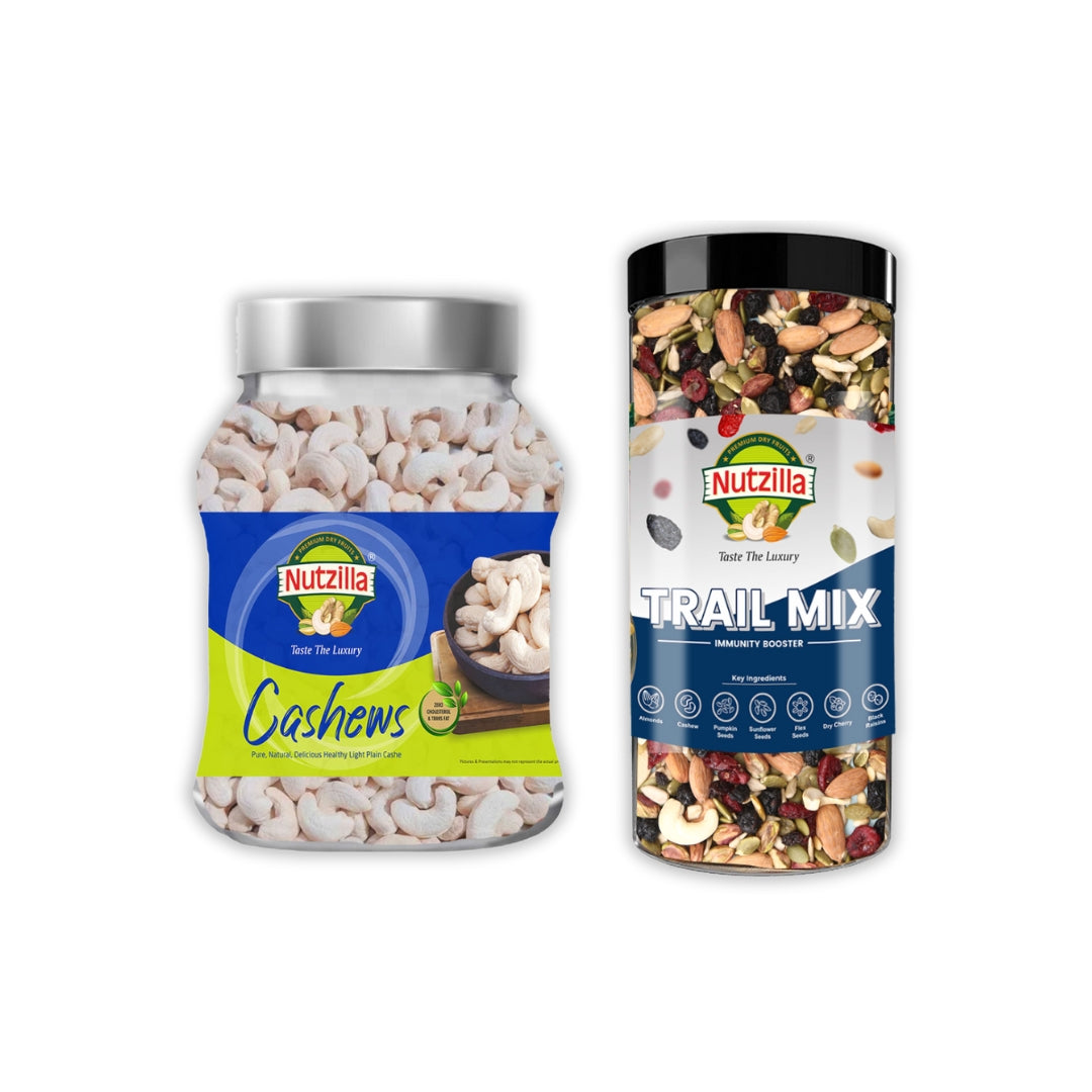 Cashew & Trail Mix Combo pack (500gmX2)