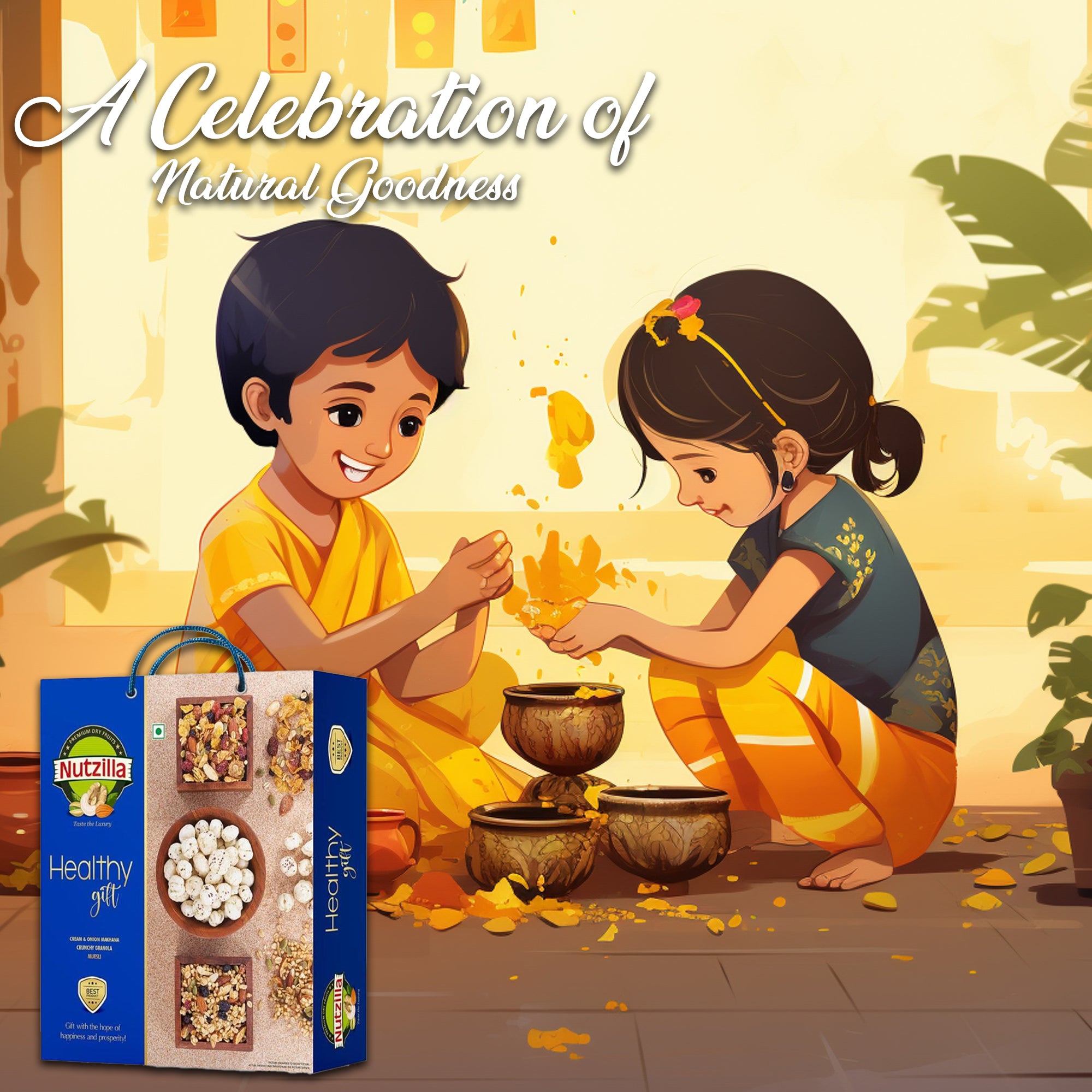 Healthy Gift 400gm Pack - Nutzilla