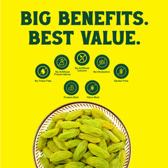 Green Raisins (long) - 250gm