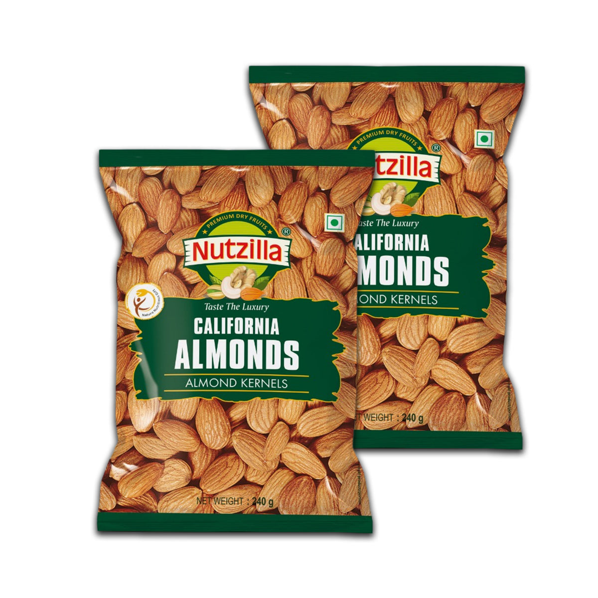 Nutzilla Almond Independance 480gm